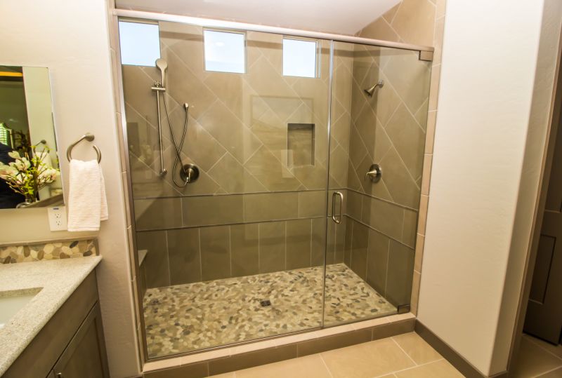 Shower with Recessed Storage